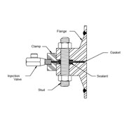 Flange Clamp with Crunch Teeth Tongue